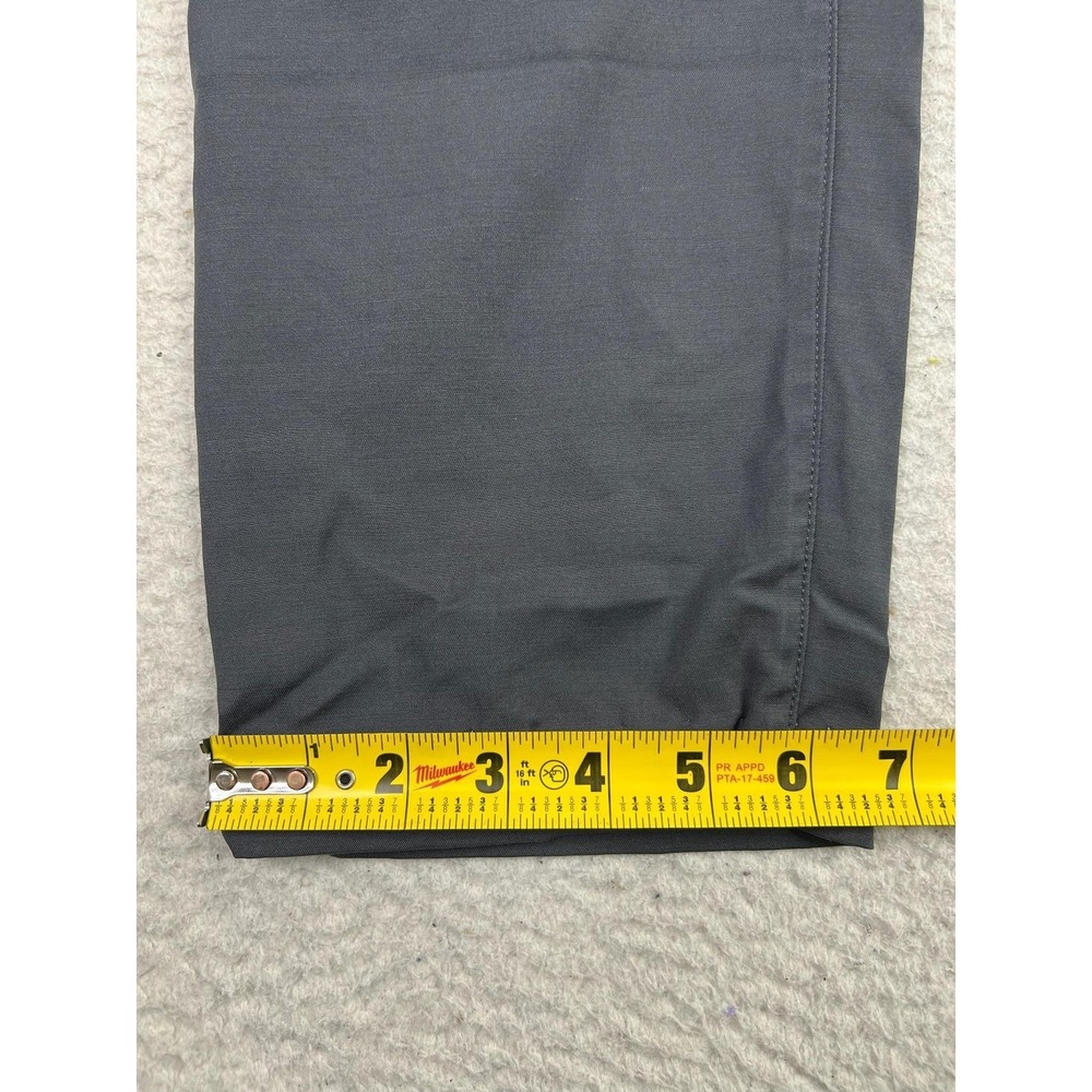 Lululemon Chino Pants Mens 31x31 Gray Stretch Business Casual Zip Solid Slim - Picture 11 of 12